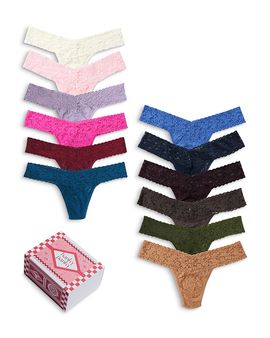 Hanky Panky Hanky Panky Low Rise Thong Boxed Set, Pack of 12