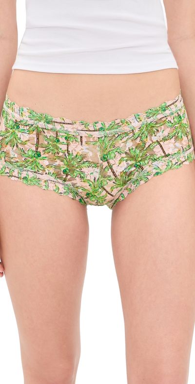 Hanky Panky Hanky Panky Printed Boyshorts Palm Breeze
