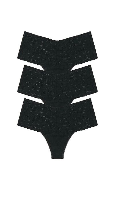 Hanky Panky Hanky Panky Retro Lace Retro Thong 3 Packs