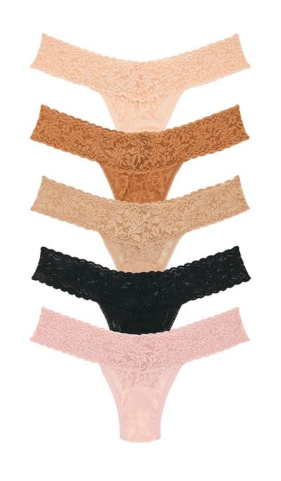 Hanky Panky Hanky Panky Signature Lace Low Rise 5 Packs