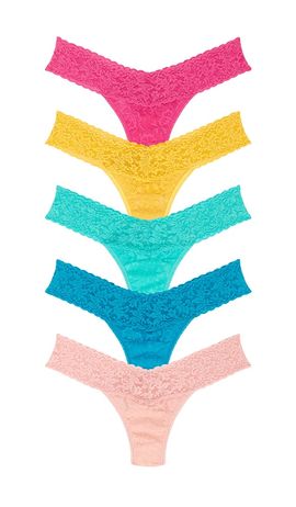 Hanky Panky Hanky Panky Signature Lace Low Rise Thong 5 Pack