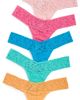 Hanky Panky Hanky Panky Signature Lace Low Rise Thong 5 Pack Rngs One - 1