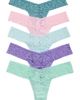 Hanky Panky Hanky Panky Signature Lace Low Rise Thong Panties 5 Pack Cphd One - 6