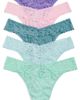 Hanky Panky Hanky Panky Signature Lace Original Rise Thong Panties 5 Pack Cphd One - 1
