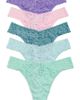 Hanky Panky Hanky Panky Signature Lace Original Rise Thong Panties 5 Pack Cphd One - 6