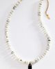 Hannah B. Black & White Fish Pendant Necklace - 1