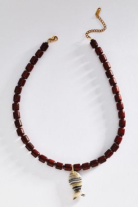 Hannah B. Driftwood Fish Necklace