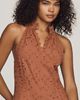 Hannah Lynn Cotton Eyelet Halter Jumpsuit - 3