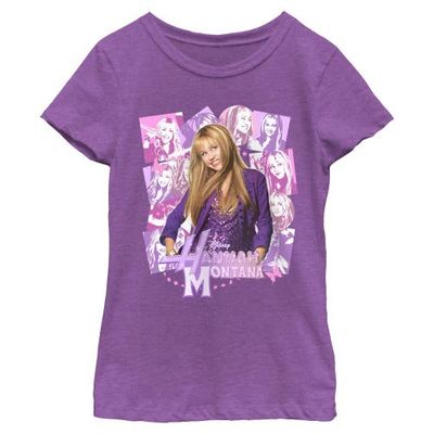 Hannah Montana Girls Hannah Montana Teen Star Collage T Shirt