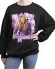 Hannah Montana Hannah Montana Junior's Star Pose Collage Long Sleeve Oversized Sweatshirt - 1