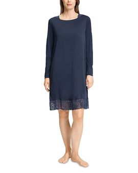 Hanro Hanro Azelia Lace Trim Nightgown