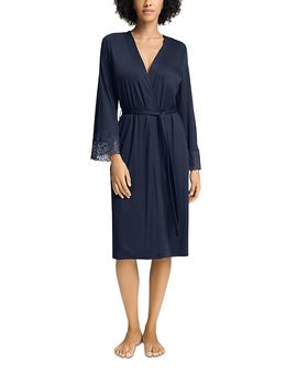 Hanro Hanro Azelia Lace Trim Robe