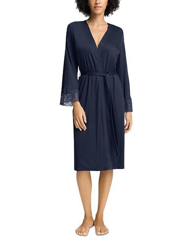 Hanro Hanro Azelia Lace Trim Robe
