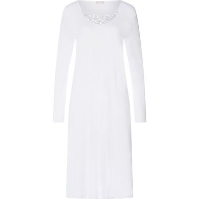 HANRO HANRO Belen Embroidered Cotton Nightgown