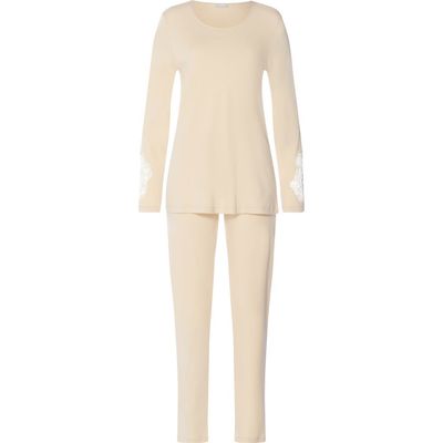 HANRO HANRO Belen Embroidered Cotton Pajama Set
