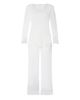 HANRO HANRO Cira Scalloped Lace Tencel Pajama Set - 1