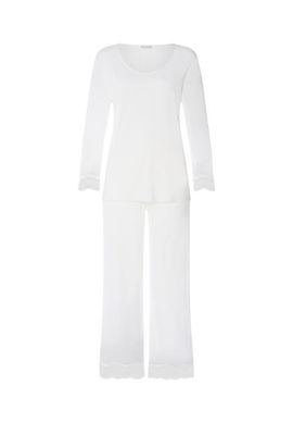 HANRO HANRO Cira Scalloped Lace Tencel Pajama Set