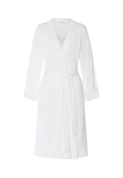 HANRO HANRO Cira Scalloped Lace Tencel Robe
