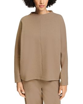 Hanro Hanro Cotton Blend Funnel Neck Sweatshirt