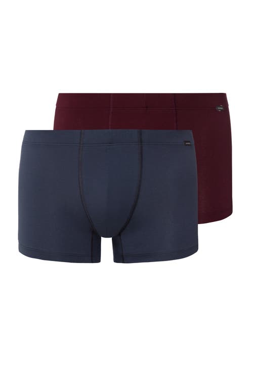 Hanro Hanro Cotton Essentials 2-Pack Cotton Boxer Briefs With Covered Waistband