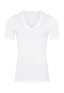 Hanro Hanro Cotton Pure Fitted Cotton V-Neck T-Shirt