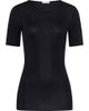 HANRO HANRO Cotton Seamless Fitted Cotton Round Neck Top - 1