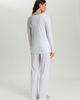 HANRO HANRO Cotton Silk V-Neck Cotton Pajama Set - 3