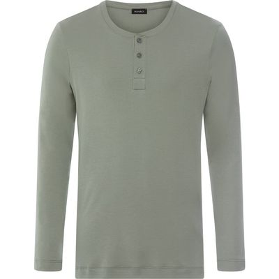HANRO HANRO Cozy Comfort Cotton Henley Shirt