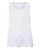HANRO HANRO Lumi Scalloped Cotton Tank Top - 1