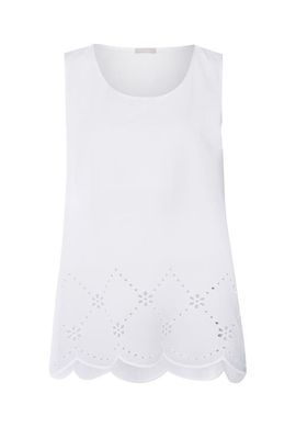 HANRO HANRO Lumi Scalloped Cotton Tank Top