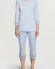 HANRO Hanro Moments Lace Trim Crop Pajamas - 1