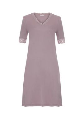 HANRO HANRO Moments Lace Trim Short Cotton Nightgown
