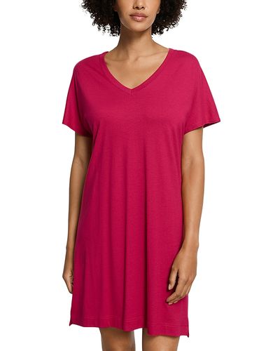Hanro Hanro Sleep & Lounge Cotton V Neck Nightgown
