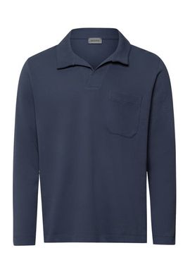 Hanro Hanro Travelwear Cotton Polo Collar Pullover
