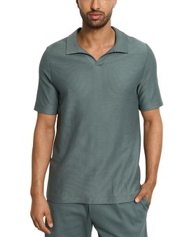 Hanro Hanro Travelwear Cotton Short Sleeve Collared Shirt