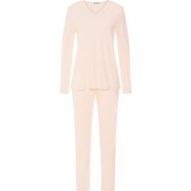 HANRO HANRO Tyra Cotton and Tencel V-Neck Pajama Set