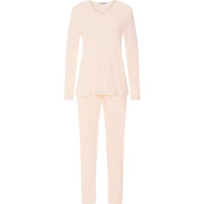 HANRO HANRO Tyra Cotton and Tencel V-Neck Pajama Set