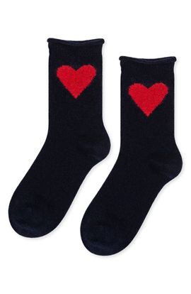 Hansel From Basel Hansel From Basel Love Cashmere Blend Crew Socks
