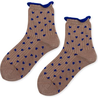 Hansel From Basel Hansel From Basel Spiffy Hearts Short Crew Socks