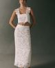 Hansen & Gretel Flora Lace Top and Maxi Skirt Set - 1