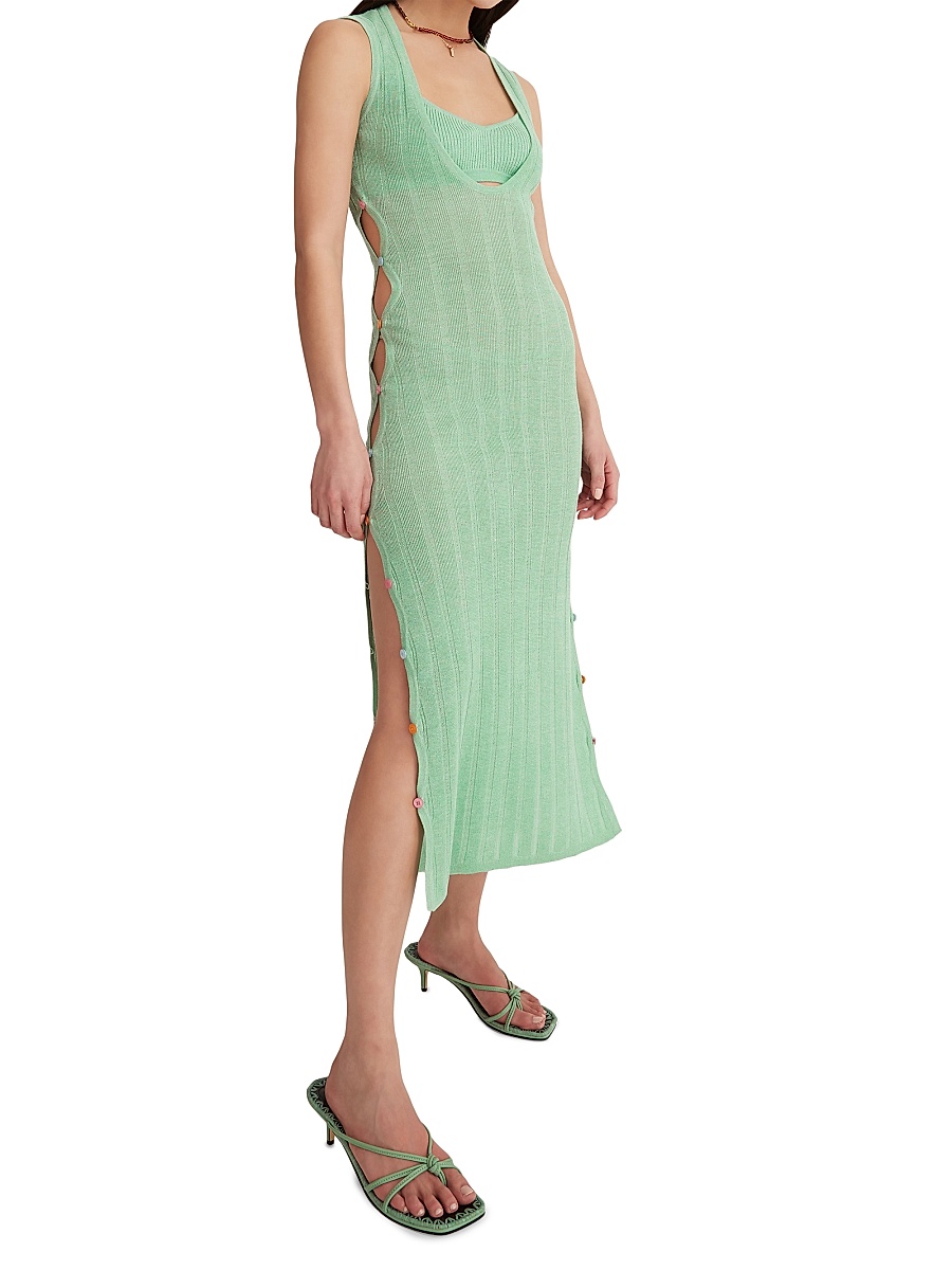 green emerald velvet dress Hansen & Gretel - Aubrey Taffeta Gown main image 0