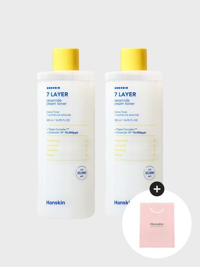 HANSKIN Hanskin Seven Layer Ceramide Cream Toner 500ml 2p