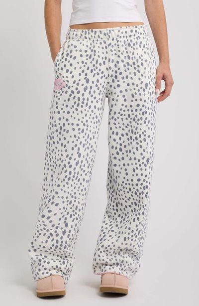 HAPPY CAMP3R HAPPY CAMP3R Dalmatian Darling Wide Leg Sweatpants