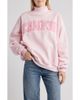 HAPPY CAMP3R HAPPY CAMP3R Ditsy Daisy Logo Appliqué Mock Neck Graphic Sweatshirt - 1