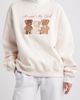 HAPPY CAMP3R HAPPY CAMP3R Me & My Girls Embroidered Mock Neck Graphic Sweatshirt - 1