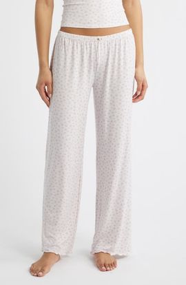 HAPPY CAMP3R HAPPY CAMP3R Sugar Plum Olivia Wide Leg Sweatpants