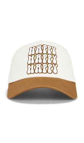 Happy Caps Happy Caps Stacked Bubble Logo Two Tone 5 Panel Hat