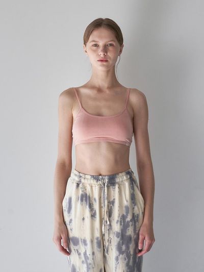 HAPPY YOGIS HY Basic Bra Top Natural Dyed Yoga [Rose Pink]