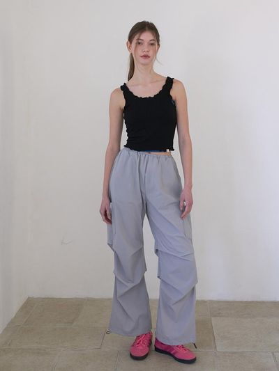 HAPPY YOGIS Stella Cargo Pants [Blush Gray]