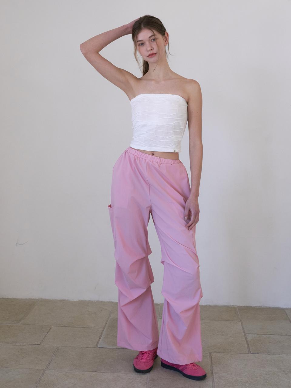 HAPPY YOGIS Stella Cargo Pants [Candy Pink]